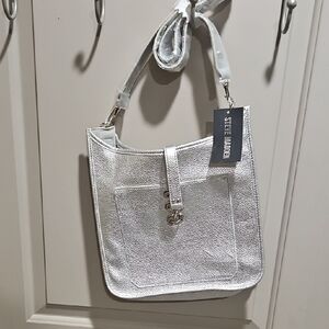 Steve Madden Metallic Silver Shoulder Bag